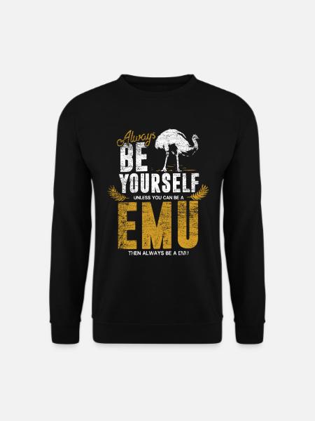 Emu gift - Unisex Sweatshirt - black