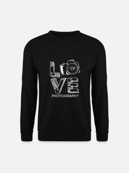SLR camera photographer - Unisex Sweatshirt - black