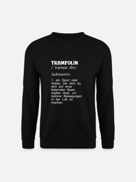 trampoline - Unisex Sweatshirt - black