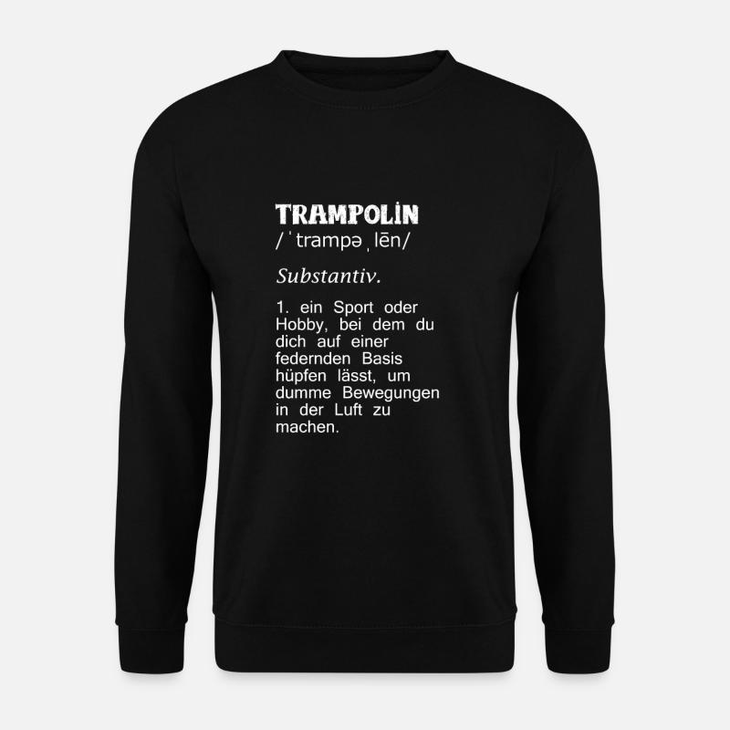 trampoline - Unisex Sweatshirt - black