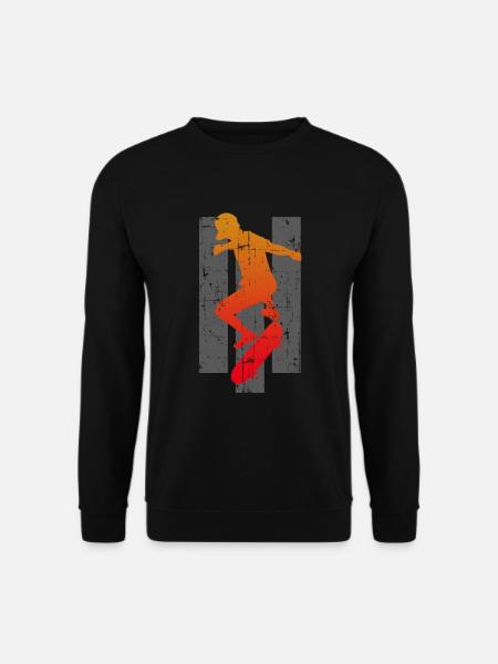 Skater Skateboard - Unisex Pullover - Schwarz