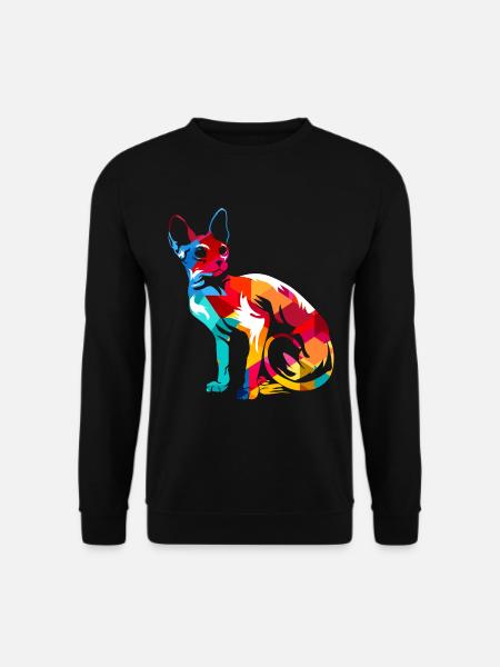 Sphynx cat - Unisex Sweatshirt - black