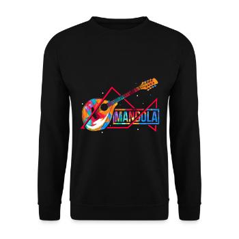 Polygone de la mandole - Sweat-shirt Unisexe - noir - Devant - Alina (178cm) & Michal (187cm)