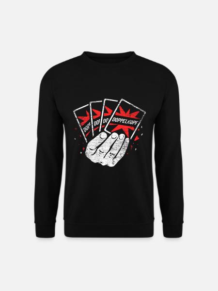 Doppelkopf Geschenk - Unisex Pullover - Schwarz