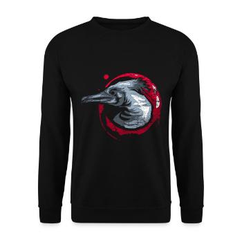 Kormoran Geschenk - Sweat-shirt Unisexe - noir - Devant - Alina (178cm) & Michal (187cm)
