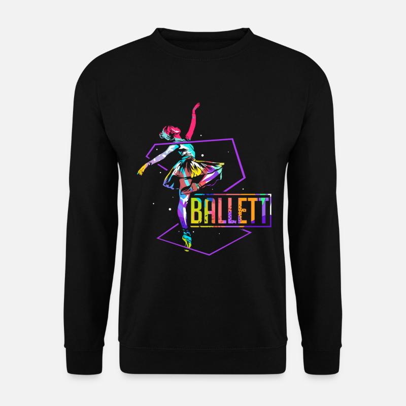 Ballett Polygon - Unisex Pullover - Schwarz