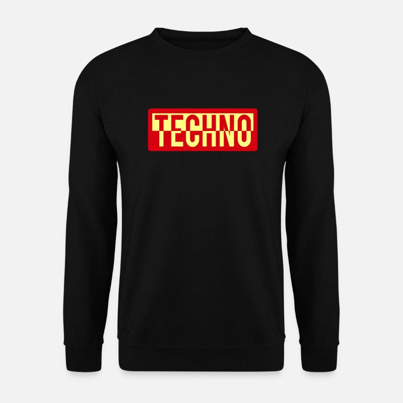 TECHNO - Unisex Sweatshirt - black