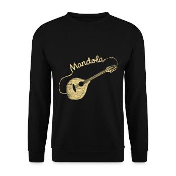Mandola Geschenk - Sweat-shirt Unisexe - noir - Devant - Alina (178cm) & Michal (187cm)