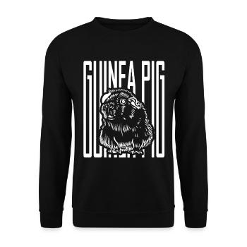 cobayes - Sweat-shirt Unisexe - noir - Devant - Alina (178cm) & Michal (187cm)