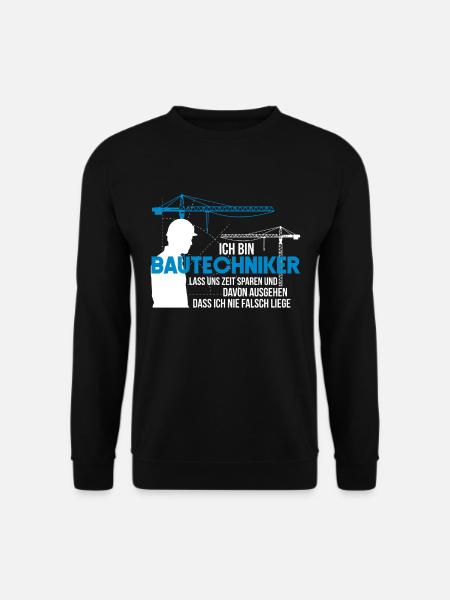 bautechniker - Unisex Pullover - Schwarz