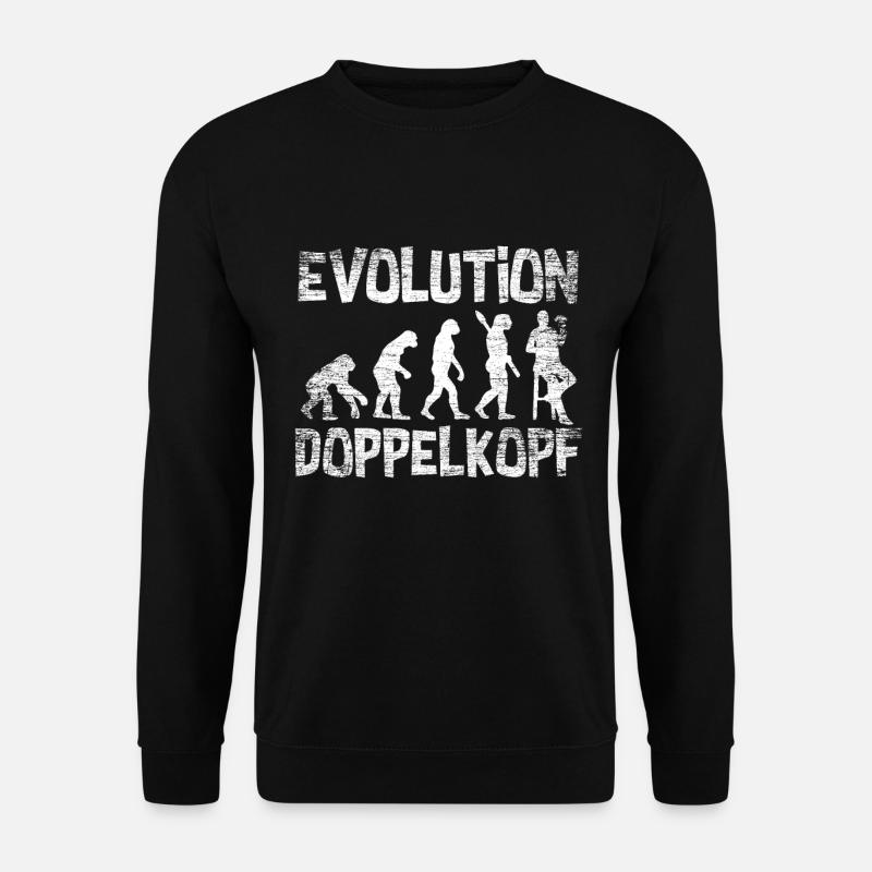Cadeau double tête - Sweat-shirt Unisexe - noir