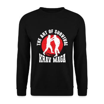 Krav Maga - Sweat-shirt Unisexe - noir - Devant - Alina (178cm) & Michal (187cm)