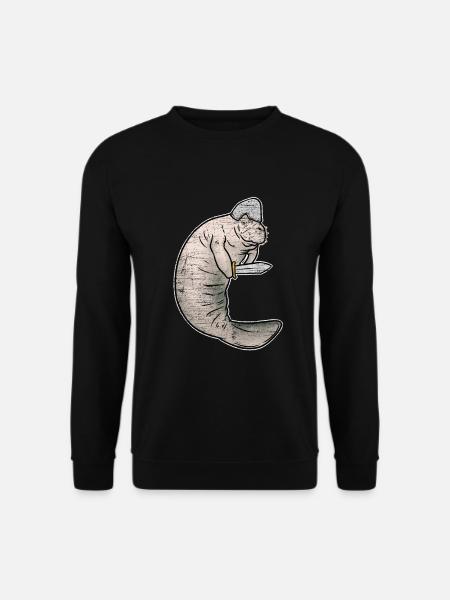 Manatee gift - Unisex Sweatshirt - black
