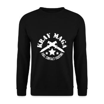Krav Maga - Sweat-shirt Unisexe - noir - Devant - Alina (178cm) & Michal (187cm)