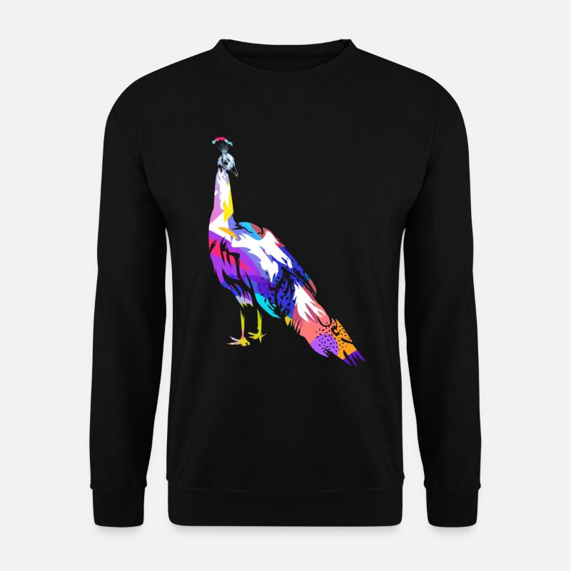 Peacock gift - Unisex Sweatshirt - black