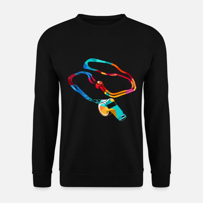 PE teacher polygon - Unisex Sweatshirt - black
