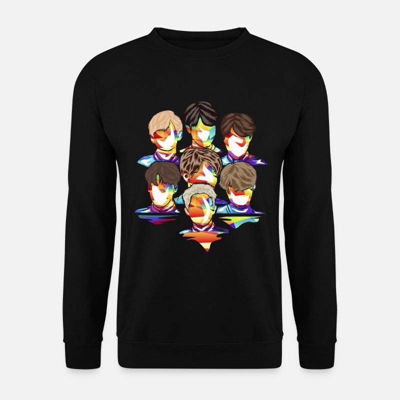 K-Pop Boyband - Unisex Pullover - Schwarz