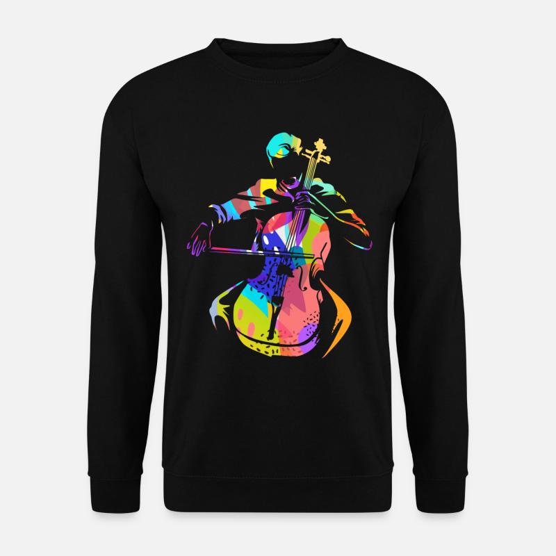 Cadeau de violoncelle - Sweat-shirt Unisexe - noir