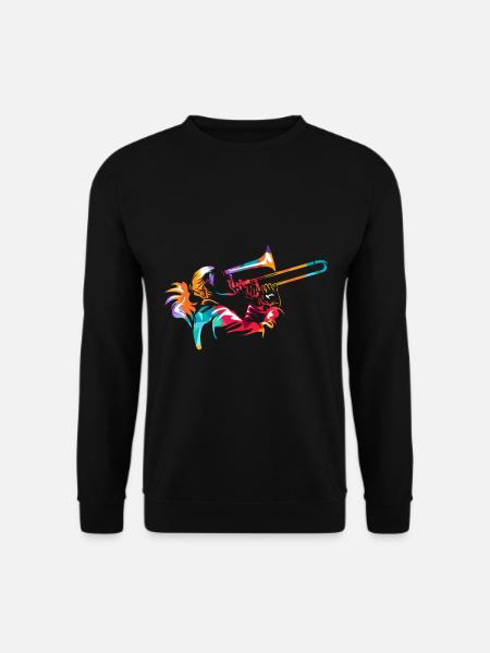 trombone - Sweat-shirt Unisexe - noir