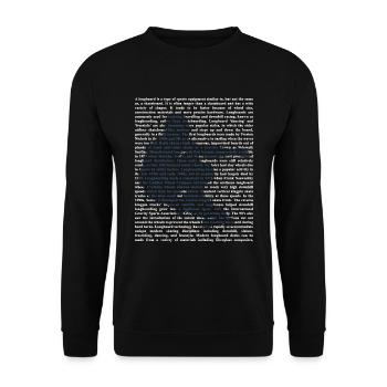 Longboard - Unisex Pullover - Schwarz - Vorne - Alina (178cm) & Michal (187cm)