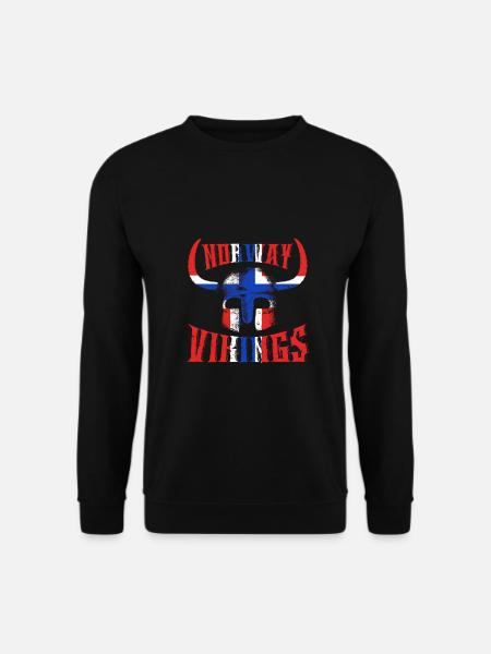 Norwegen Wikinger - Unisex Pullover - Schwarz
