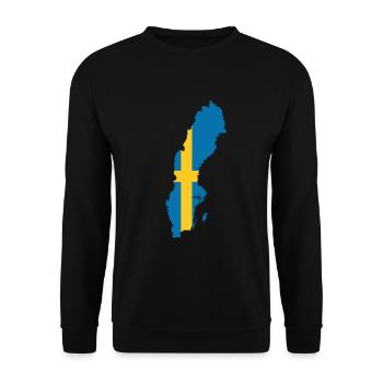 Suède - Sweat-shirt Unisexe - noir - Devant - Alina (178cm) & Michal (187cm)