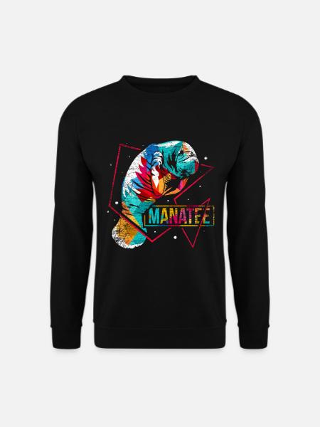 Seekuh Polygon - Unisex Pullover - Schwarz