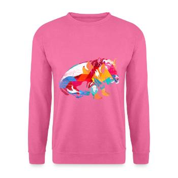Hippopotamus - Unisex Sweatshirt - pink - Front