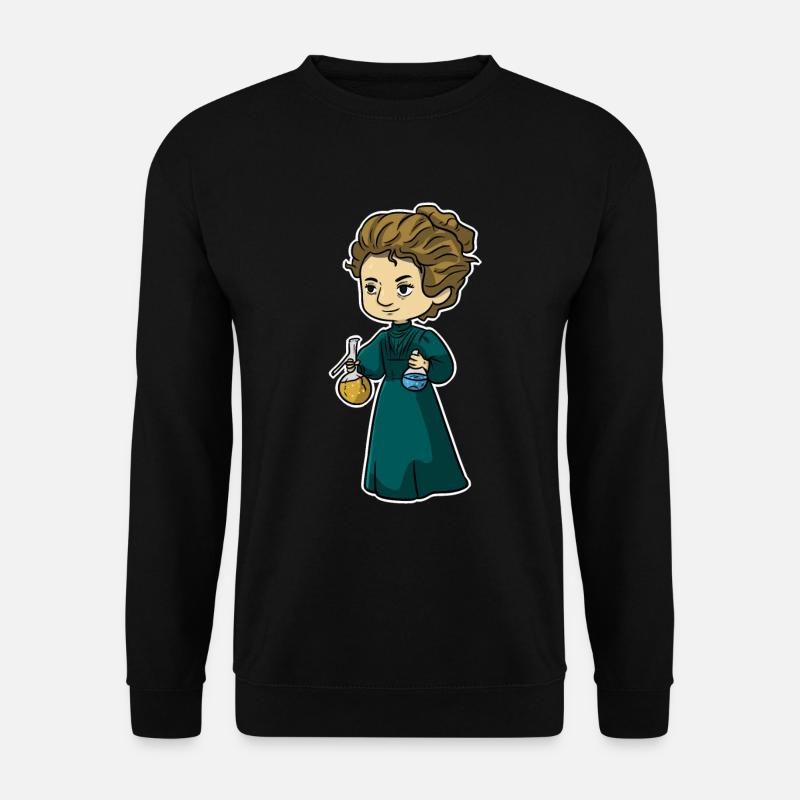 Marie Curie - Unisex Sweatshirt - black