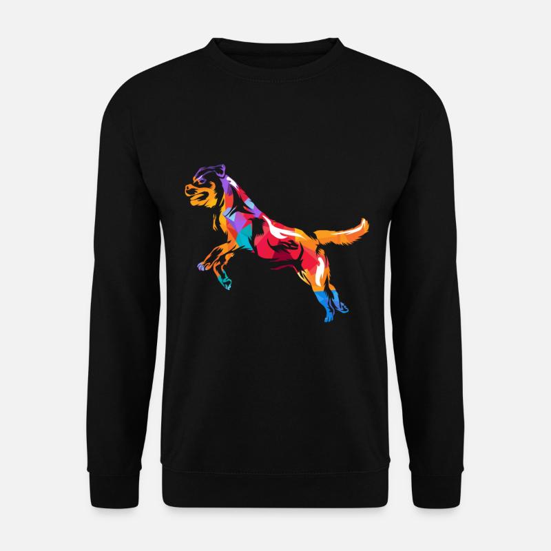 Rottweiler Polygon - Unisex Sweatshirt - black