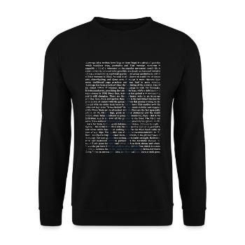 Akroyoga gift - Unisex Sweatshirt - black - Front - Alina (178cm) & Michal (187cm)