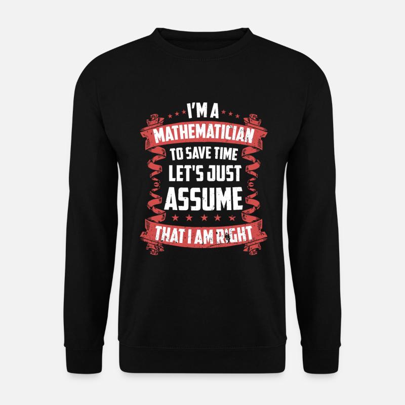 Mathematik Naturwissenschaft - Unisex Pullover - Schwarz