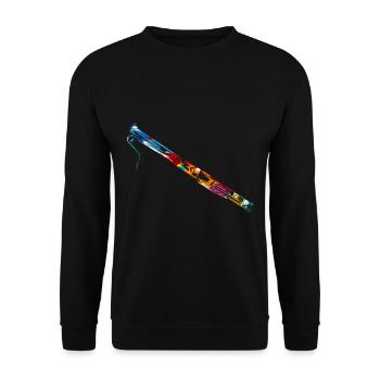 Bassoon gift - Unisex Sweatshirt - black - Front - Alina (178cm) & Michal (187cm)