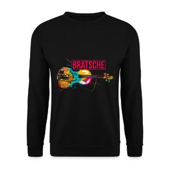 Viola Gift - Unisex Sweatshirt - black - Front - Alina (178cm) & Michal (187cm)