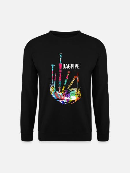 Dudelsack Geschenk - Unisex Pullover - Schwarz