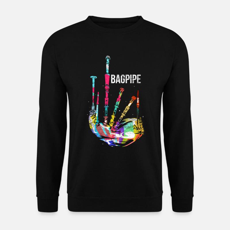 Bagpipe Gift - Unisex Sweatshirt - black