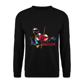 Viola Gift - Unisex Sweatshirt - black - Front - Alina (178cm) & Michal (187cm)