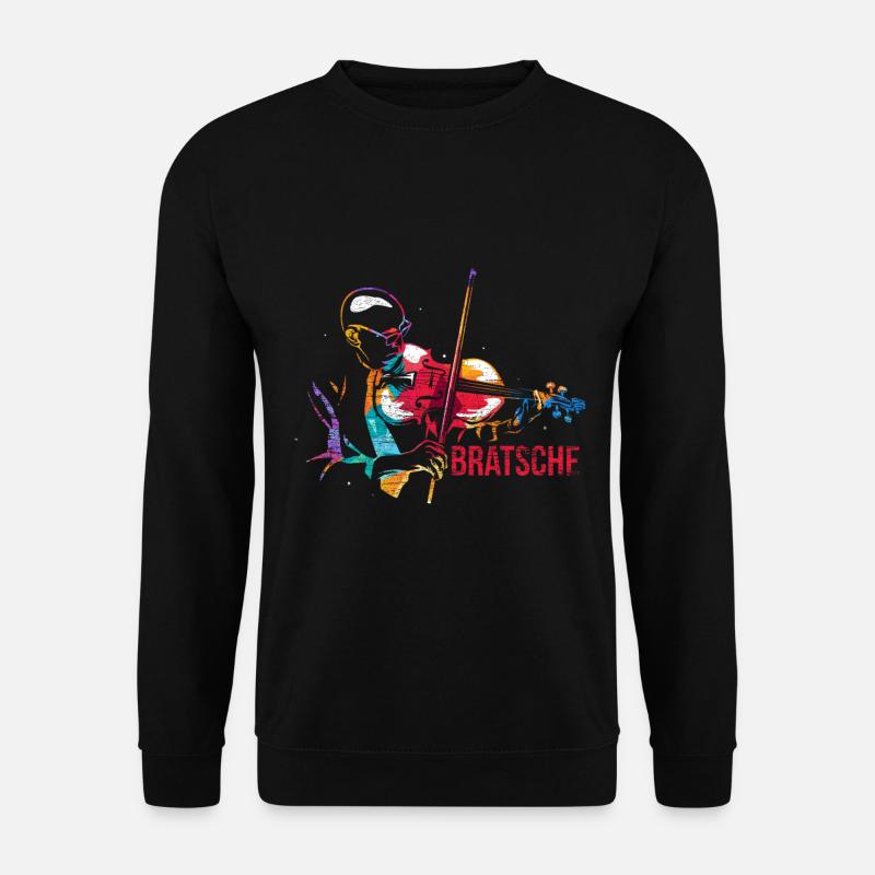 Bratsche Geschenk - Unisex Pullover - Schwarz