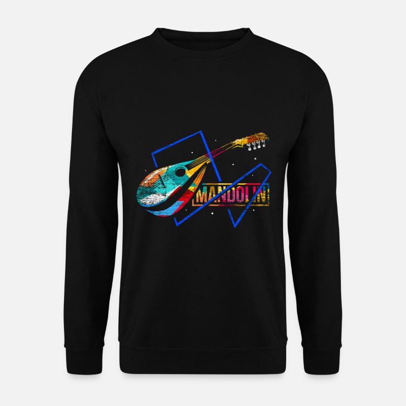 Mandolin Polygon Gift - Unisex Sweatshirt - black