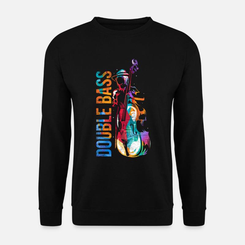 Double bass gift - Unisex Sweatshirt - black