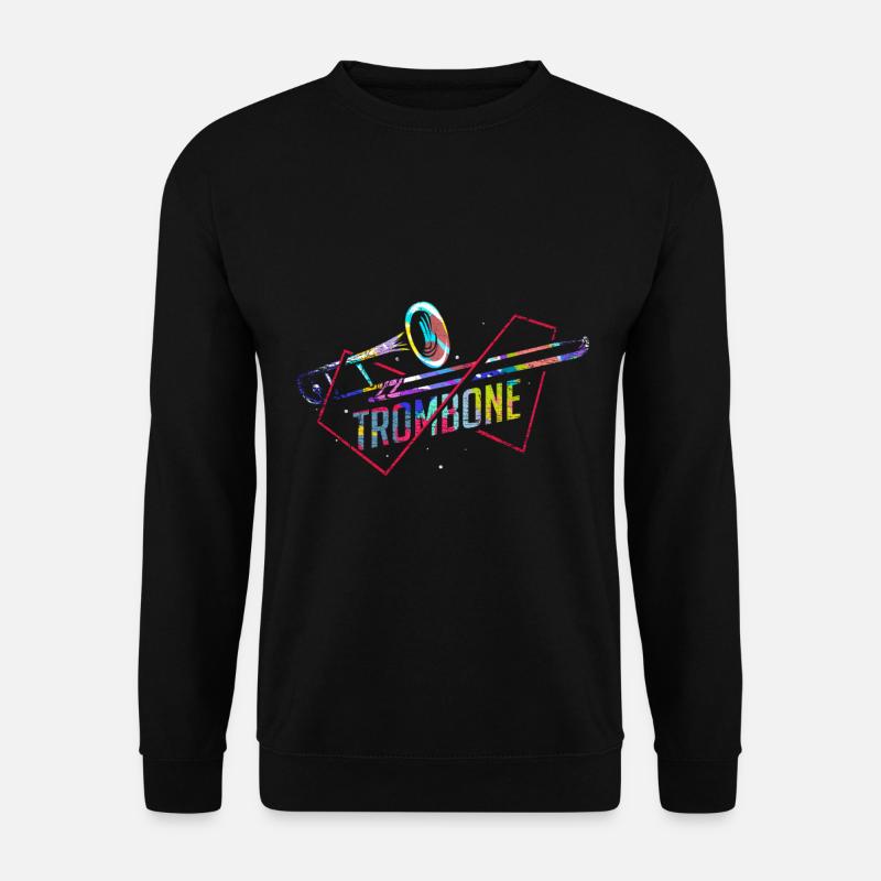 Posaune Geschenk - Unisex Pullover - Schwarz