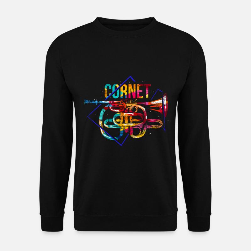 Kornett Polygon cadeau - Sweat-shirt Unisexe - noir