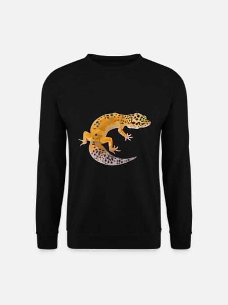 Gecko Geschenk - Unisex Pullover - Schwarz