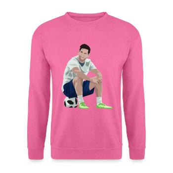 Ballon de foot - Sweat-shirt Unisexe - rose - Devant