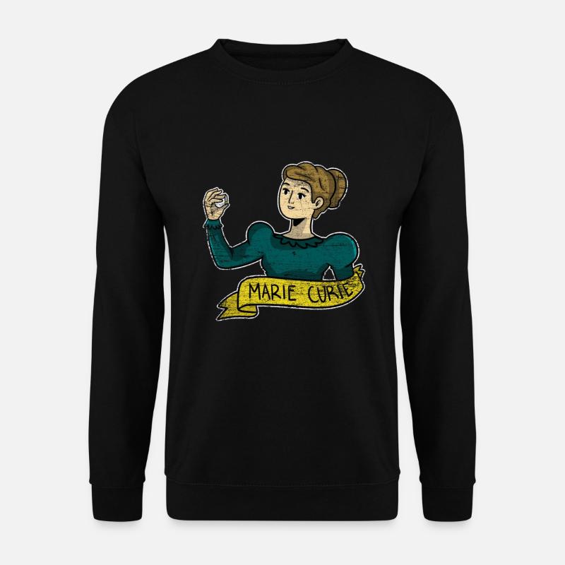 Marie Curie Physicist Gift - Unisex Sweatshirt - black