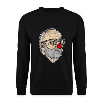 Frans Tim gift - Unisex Sweatshirt - black - Front - Alina (178cm) & Michal (187cm)