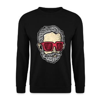 Pyotr Tchaikovsky Komponist - Unisex Pullover - Schwarz - Vorne - Alina (178cm) & Michal (187cm)