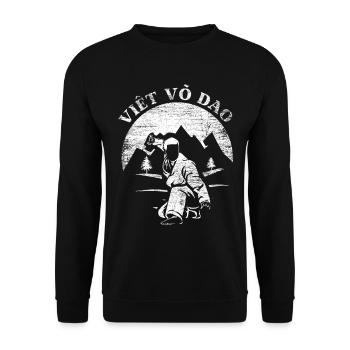 Viet Vo Dao Vovinam - Unisex Pullover - Schwarz - Vorne - Alina (178cm) & Michal (187cm)