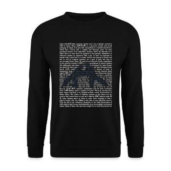 judo - Unisex Sweatshirt - black - Front - Alina (178cm) & Michal (187cm)