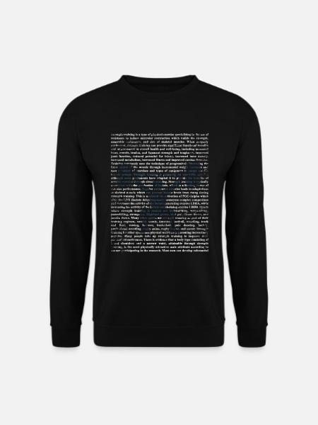 Strength training gift - Unisex Sweatshirt - black